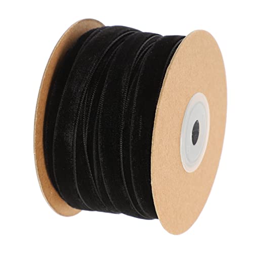 jojofuny Schwarzes Geschenkband Dekoratives für DIY Verpackungen und Festlichkeiten Yards Rolle für Hochzeiten Weihnachten und Partys von jojofuny
