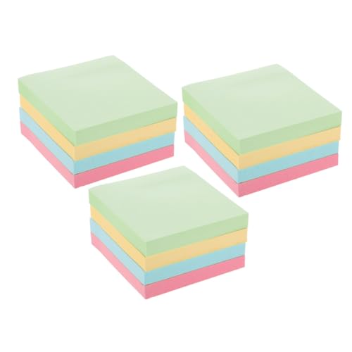 jojofuny Selbstklebende Bunte Memo Pads Quadratische Haftnotizen Dickes Papier für Büro Schule Zuhause Vielseitige Beschriftbare Notizzettel ohne Rückstände jojofuny Selbstklebende Bunte Memo Pads Quadratische Haftnotizen Dickes Papier für Büro Schule Zuhause Vielseitige Beschriftbare Notizzettel ohne Rückstände von jojofuny