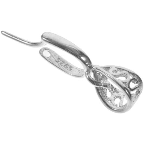 jojofuny Silberner Schmuckverschluss Clip für DIY Schmuckherstellung Eleganter Anhängerhalter für Halsketten und Armbänder Langlebiger Verblassungsresistenter Schmuckbeschlag jojofuny Silberner Schmuckverschluss Clip für DIY Schmuckherstellung Eleganter Anhängerhalter für Halsketten und Armbänder Langlebiger Verblassungsresistenter Schmuckbeschlag von jojofuny