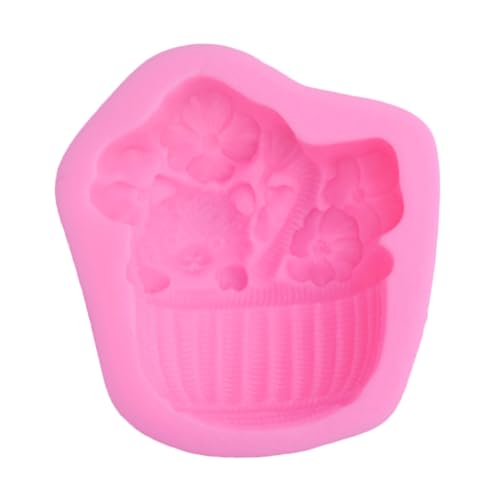 jojofuny Silikonform Seifenform Seifenherstellung Schokoladenform für Süßigkeitenformen Formen zum Backen Fondantform backen Backform Kuchenform Kieselgel Rosa von jojofuny