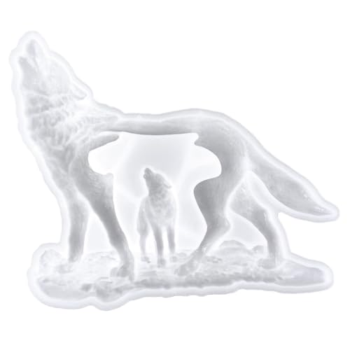 jojofuny Silikonform Wolf Gießform für Epoxidharz DIY Wanddeko Flexible Reißfeste Resin Form für Wolf-dekoration Wiederverwendbare Geruchsfreie Silikonform für Bastelarbeiten jojofuny Silikonform Wolf Gießform für Epoxidharz DIY Wanddeko Flexible Reißfeste Resin Form für Wolf-dekoration Wiederverwendbare Geruchsfreie Silikonform für Bastelarbeiten von jojofuny