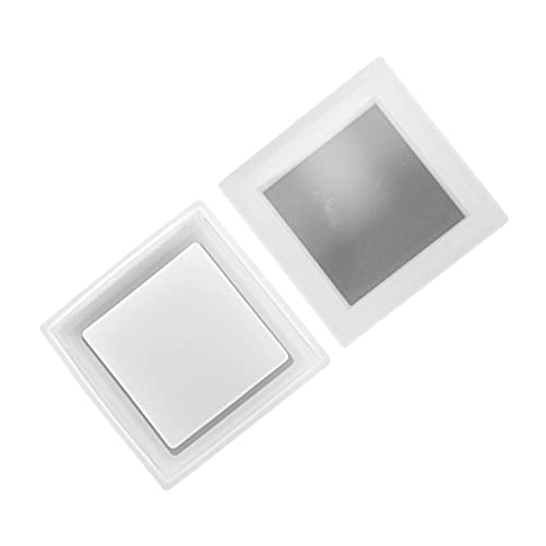 jojofuny Silikonform für Diy Aufbewahrungsbox Langlebige Bruchfeste Epoxidharz Silikonform mit Erhöhtem Rand Kreativ Gestaltbar Geeignet für Individuelle Bastelprojekte und Schmuckbehälter von jojofuny