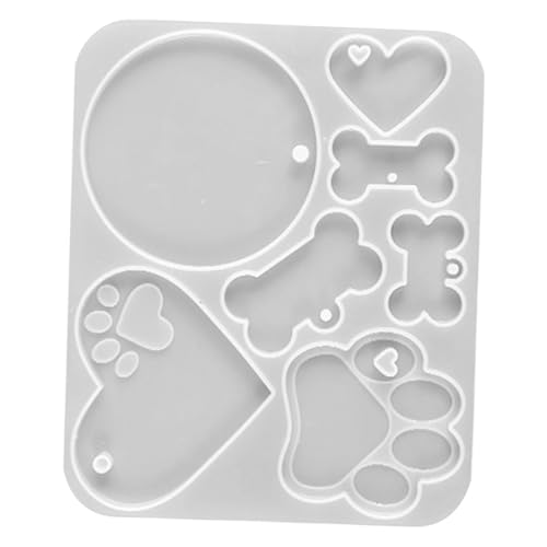 jojofuny Silikonform für Hundemarken Epoxidharz Gießform Knochenform DIY Bastelwerkzeug für Anhänger und Dekoration Haustierbesitzer und Bastelenthusiasten jojofuny Silikonform für Hundemarken Epoxidharz Gießform Knochenform DIY Bastelwerkzeug für Anhänger und Dekoration Haustierbesitzer und Bastelenthusiasten von jojofuny