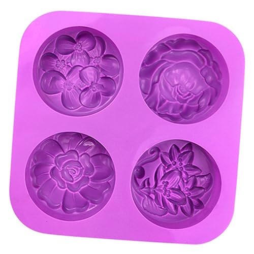 jojofuny Silikonform geformt Kuchenform Form zur Seifenherstellung Backen Hochzeitstortendekorationen Formen für Blumenplätzchen Formen zum Einbetten von Seife Seifenform Kieselgel Violett jojofuny Silikonform geformt Kuchenform Form zur Seifenherstellung Backen Hochzeitstortendekorationen Formen für Blumenplätzchen Formen zum Einbetten von Seife Seifenform Kieselgel Violett von jojofuny