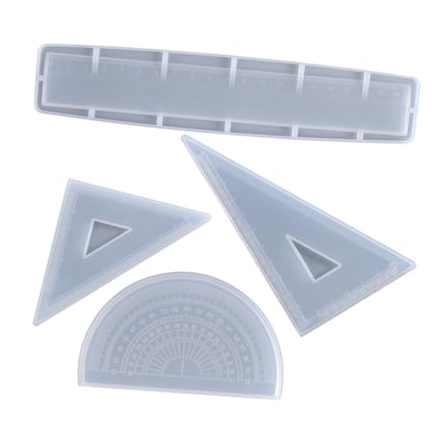 jojofuny Silikonformen Lineal Teilig für DIY Basteln Präzise Messwerkzeuge Gießform Gerade Dreieck Winkelmesser Protractor Wiederverwendbar Ölbeständig jojofuny Silikonformen Lineal Teilig für DIY Basteln Präzise Messwerkzeuge Gießform Gerade Dreieck Winkelmesser Protractor Wiederverwendbar Ölbeständig von jojofuny
