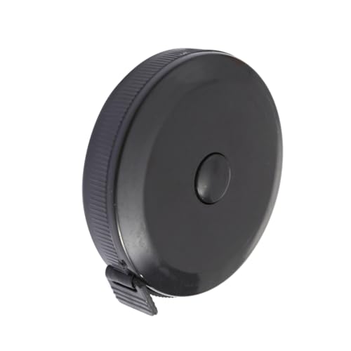 jojofuny Soft Maßband Einziehbares Maßband Schwarz Flexibles Gewebeband für Präzise Körpermessungen zur Verfolgung von Gewichtsverlust jojofuny Soft Maßband Einziehbares Maßband Schwarz Flexibles Gewebeband für Präzise Körpermessungen zur Verfolgung von Gewichtsverlust von jojofuny