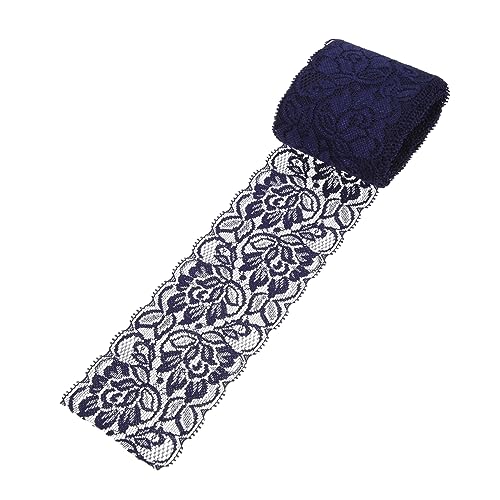 jojofuny Spitzen Zubehör Rosa Spitzenband Rustikal Trimmen Bestickt Basteln Schnürsenkel Stoff Natürlich Trimmt Elastischer Spitzenbesatz Dekoration Blumenspitze Nähen Blau Nylongarn von jojofuny