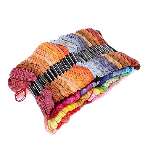 jojofuny Stickerei -Thread -Set Stränge Stickgarn Stickfaden multi Nähen farbig Baumwollfaden Kreuzstichfaden Nähgarn aus Zahnseide Kreuzstich-Stickfäden Baumwollstickstätte Zufällige Farbe jojofuny Stickerei -Thread -Set Stränge Stickgarn Stickfaden multi Nähen farbig Baumwollfaden Kreuzstichfaden Nähgarn aus Zahnseide Kreuzstich-Stickfäden Baumwollstickstätte Zufällige Farbe von jojofuny