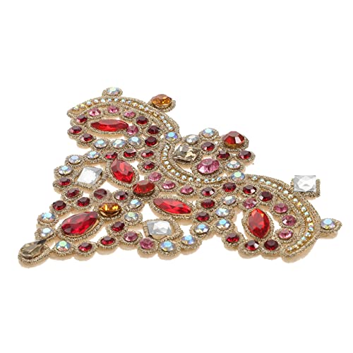 jojofuny Strass Applikation für DIY Kleidung Glitzer Patch für Schuhe Accessoires für Hochzeitskleider und Handwerksprojekte Dekoration mit Funkelnden Strasssteinen jojofuny Strass Applikation für DIY Kleidung Glitzer Patch für Schuhe Accessoires für Hochzeitskleider und Handwerksprojekte Dekoration mit Funkelnden Strasssteinen von jojofuny
