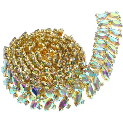 jojofuny Strass Schmuckdekoration Hochzeitstaschen Anhänger Schärpen Gürtel Anhänger Dekorative Mantel Applikation DIY Kleidungs Applikation DIY Bekleidungs Patch Applikation Für von jojofuny