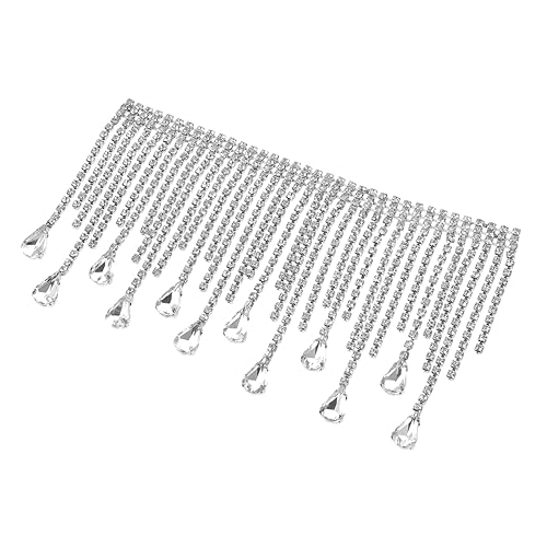 jojofuny Strasskette Hochzeit Kragen trimmt Quasten Strasssteine für Kleidung ab Strasstrim Anwendung für Kleidung Nähen trimmen Strassrand Strass für Kleidung Strassbesatz Metall Silber jojofuny Strasskette Hochzeit Kragen trimmt Quasten Strasssteine für Kleidung ab Strasstrim Anwendung für Kleidung Nähen trimmen Strassrand Strass für Kleidung Strassbesatz Metall Silber von jojofuny