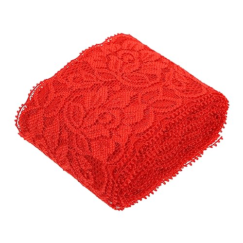 jojofuny Stretch-Spitze trimmen Spitzenkleidung Schnürsenkel Hochzeit Spitzenkante für Blumenband mit Spitzenbesatz Kleidungsstück Spitze Band Stickerei Spitzenverkleidung Spandex-Garn rot jojofuny Stretch-Spitze trimmen Spitzenkleidung Schnürsenkel Hochzeit Spitzenkante für Blumenband mit Spitzenbesatz Kleidungsstück Spitze Band Stickerei Spitzenverkleidung Spandex-Garn rot von jojofuny