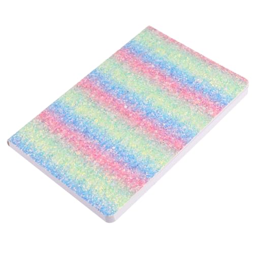 jojofuny Stylisches Tagebuch Notizbuch im Taschenformat Kreatives Schreibgerät mit Bunten Streifen für Diy und Persönliche Aufzeichnungen für Reisen und Kreative Ideen von jojofuny