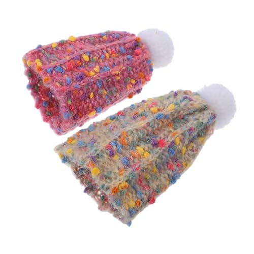 jojofuny Süße Weihnachts-mini-strickmützen Bärenpuppe Wollmütze Für Dekorationen Und Projekte jojofuny Süße Weihnachts-mini-strickmützen Bärenpuppe Wollmütze Für Dekorationen Und Projekte von jojofuny