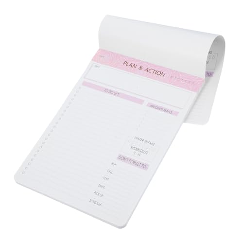 jojofuny Tagebuch Notizblock und Abreißbares Memo Pad für Büro Schule und Zuhause für Pläne und Notizen Tragbar Buch mit Dickem für Lehrer und Büroangestellte von jojofuny