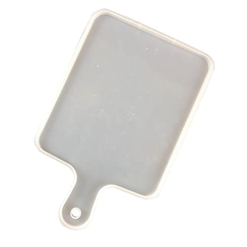 jojofuny Tee Tasse Tablettform dekoratives Tablett Untersetzer Formen Handwerk Teller Form Schalenformen Epoxid-Gießform Silikonform für DIY-Schmucktablett Epoxidschalenform Kieselgel Weiß von jojofuny