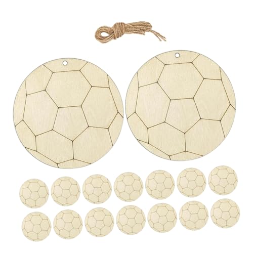 jojofuny Teiliges DIY Holz Fußball Anhänger Glatte Oberfläche Bemalbar Vielseitige Sport Dekoration für Party Geschenk Bastelset Fördert Kreativität und Handfertigkeit jojofuny Teiliges DIY Holz Fußball Anhänger Glatte Oberfläche Bemalbar Vielseitige Sport Dekoration für Party Geschenk Bastelset Fördert Kreativität und Handfertigkeit von jojofuny