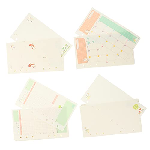 jojofuny Teiliges Nachfüllpapier für Notizbuch Hochwertige Lose für Planer Bequemes und Tragbares Binder für Notizen Tagebuch und Tägliche Nutzung jojofuny Teiliges Nachfüllpapier für Notizbuch Hochwertige Lose für Planer Bequemes und Tragbares Binder für Notizen Tagebuch und Tägliche Nutzung von jojofuny