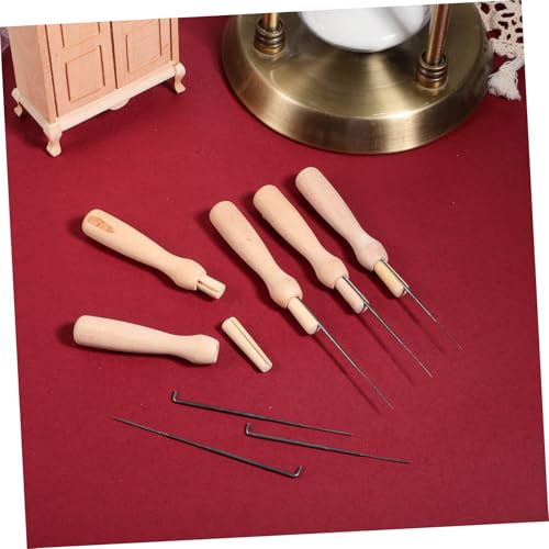 jojofuny Teiliges Needle Felting Kit mit Filznadeln und Ergonomischen Holzgriffen Stabiles Eiseneisen für Trockenfilzen Vielseitiges Wollfilz Werkzeugset für Anfänger und DIY jojofuny Teiliges Needle Felting Kit mit Filznadeln und Ergonomischen Holzgriffen Stabiles Eiseneisen für Trockenfilzen Vielseitiges Wollfilz Werkzeugset für Anfänger und DIY von jojofuny