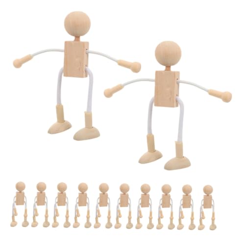 jojofuny Teiliges Unbemalte Holzfiguren zum Bemalen DIY Holzpuppen Naturbelassenem Holz für Kreative Dekoration Spielfiguren für Bastelfans Handliche Holzfiguren für Malprojekte jojofuny Teiliges Unbemalte Holzfiguren zum Bemalen DIY Holzpuppen Naturbelassenem Holz für Kreative Dekoration Spielfiguren für Bastelfans Handliche Holzfiguren für Malprojekte von jojofuny