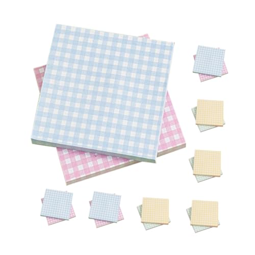 jojofuny Teiliges Wiederverwendbarer Haftender Memo Pads mit Kariertem Muster Flexible Haftung Rückstandsfrei Entfernbar Vielseitig für Büro Schule und Persönliche Notizen Geeignet jojofuny Teiliges Wiederverwendbarer Haftender Memo Pads mit Kariertem Muster Flexible Haftung Rückstandsfrei Entfernbar Vielseitig für Büro Schule und Persönliche Notizen Geeignet von jojofuny