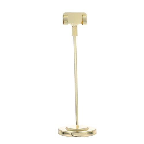 jojofuny Tischkartenhalter Metallclip Gold Vielseitiger Menükartenhalter und Tischnummernhalter für Restaurant Büro und Events Stabiler Bildhalter und Desktop Organizer von jojofuny