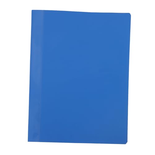 jojofuny Transparent Dokumentenmappe mit Fächern PP Material Leicht und Tragbar Klare Kunststofftaschen für Kunstwerke Präsentationen und Ordnerorganisation Blauer Aktenordner Organizer von jojofuny