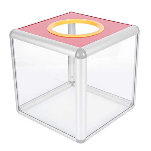 jojofuny Transparente Fundraising Spendenbox mit Schloss Mittlere Aluminium Kanten Losbox Sichere und Leichte Vorschlags und Box für Partys und Büro Fair und Robust jojofuny Transparente Fundraising Spendenbox mit Schloss Mittlere Aluminium Kanten Losbox Sichere und Leichte Vorschlags und Box für Partys und Büro Fair und Robust von jojofuny