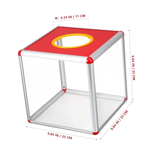 jojofuny Transparente Rote Fundraising Spendenbox Vielseitige Leichte Abstimmungs und Gewinnspielbox aus Stabilem für Partys Veranstaltungen Voting und Sammeln von Spenden jojofuny Transparente Rote Fundraising Spendenbox Vielseitige Leichte Abstimmungs und Gewinnspielbox aus Stabilem für Partys Veranstaltungen Voting und Sammeln von Spenden von jojofuny