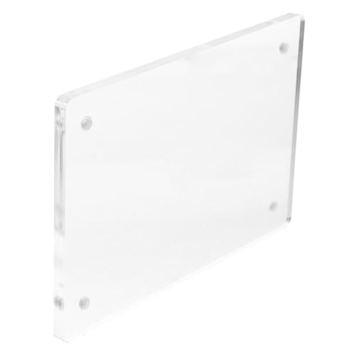 jojofuny Transparenter Acryl Display Ständer mit Magnet Rückseite Klarer Namensschild Halter für Schreibtisch Robuster Bilderrahmen für Büro und Zuhause Vielseitiger Kartenhalter jojofuny Transparenter Acryl Display Ständer mit Magnet Rückseite Klarer Namensschild Halter für Schreibtisch Robuster Bilderrahmen für Büro und Zuhause Vielseitiger Kartenhalter von jojofuny