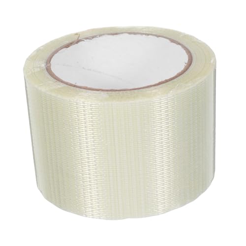 jojofuny Transparentes Glasfaserverstärktes Klebeband Hochfeste Faserverstärkte Verpackungsfolie Für Industrie Verpackung Versiegelung und Elektrische Anwendungen von jojofuny