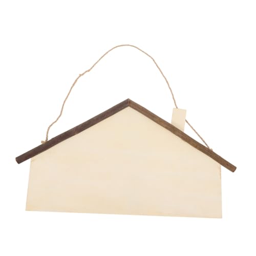 jojofuny Unbehandeltes Holzschild zum Basteln mit Hanfschnur DIY Hängendes Wand-schild aus Naturbelassenem Holz Glatt und Langlebig für Esszimmer Laden Rustikale Dekoration von jojofuny