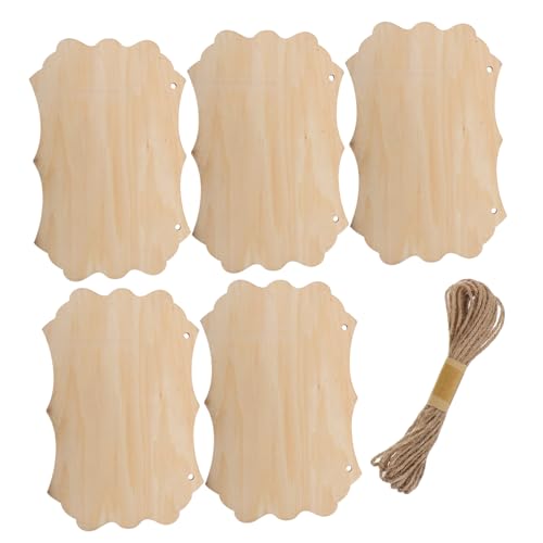 jojofuny Unfertiges Blanko Holzschild Groß mit Juteseil Naturholz Tafeln zum Bemalen Gravieren Schreiben für Kreative DIY Wanddekoration im Rustikalen Landhausstil jojofuny Unfertiges Blanko Holzschild Groß mit Juteseil Naturholz Tafeln zum Bemalen Gravieren Schreiben für Kreative DIY Wanddekoration im Rustikalen Landhausstil von jojofuny