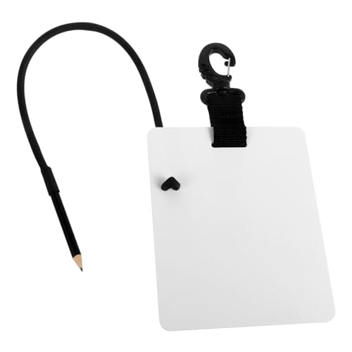 jojofuny Unterwasser Schreibtafel Wasserdichtes Notizbrett für Taucher Leichtes Handwriting Plate mit Clip Vielseitig Einsetzbar für Wassersport Must Have für Unterwasseraktivitäten von jojofuny