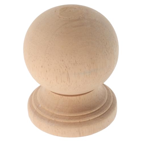 jojofuny Unvollendete Baluster-Endstückkugel aus Holz, unbemalte Säulenkappe, Kugel, Bettpfostenkappe, rustikale Lampenendstücke, Endbeschläge für Lampenschirm, DIY-Möbelgeländer jojofuny Unvollendete Baluster-Endstückkugel aus Holz, unbemalte Säulenkappe, Kugel, Bettpfostenkappe, rustikale Lampenendstücke, Endbeschläge für Lampenschirm, DIY-Möbelgeländer von jojofuny