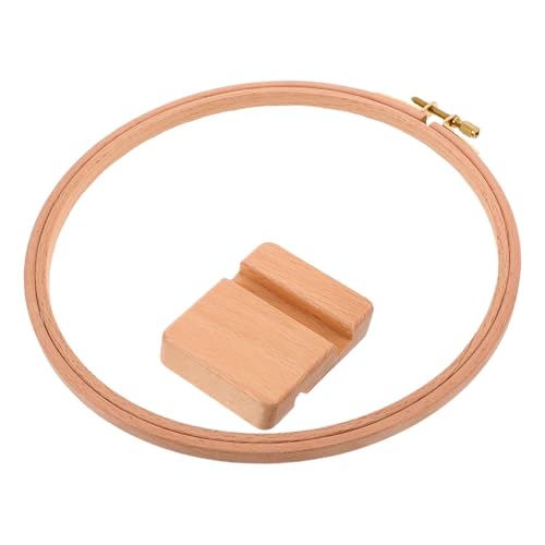 jojofuny Verstellbarer Stickrahmen mit Robustem Holzsockel Ergonomischer Halter für Stickerei Kreuzstich Dekoration Geeignet für Anfänger und DIY Projekte Vielseitig Einsetzbarer jojofuny Verstellbarer Stickrahmen mit Robustem Holzsockel Ergonomischer Halter für Stickerei Kreuzstich Dekoration Geeignet für Anfänger und DIY Projekte Vielseitig Einsetzbarer von jojofuny