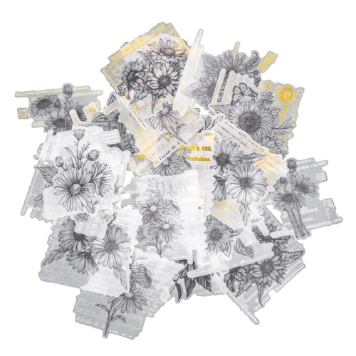 jojofuny Vintage Blumen Aufkleber Handgefertigte Scrapbook Pflanzen Sticker für Diy Journaling Dekorative Sichere Materialien für Fotoalben und Tagebücher jojofuny Vintage Blumen Aufkleber Handgefertigte Scrapbook Pflanzen Sticker für Diy Journaling Dekorative Sichere Materialien für Fotoalben und Tagebücher von jojofuny