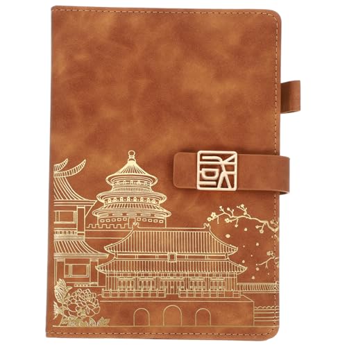 jojofuny Vintage Planner Notepad mit Buckle Dickes Notizbuch im Chinesischen Stil für Tägliche Planung To Do Listen und Journaling Notizbuch für Büroarbeiter jojofuny Vintage Planner Notepad mit Buckle Dickes Notizbuch im Chinesischen Stil für Tägliche Planung To Do Listen und Journaling Notizbuch für Büroarbeiter von jojofuny