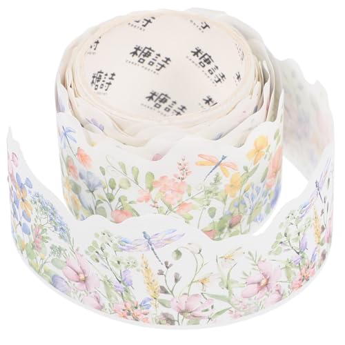 jojofuny Vintage Washi Tape mit Blumenmuster Retro Scrapbooking Klebeband für DIY Journal Notizbuch Geschenkverpackung und Basteldekoration Dekoratives Klebeband für Scrapbook Zubehör jojofuny Vintage Washi Tape mit Blumenmuster Retro Scrapbooking Klebeband für DIY Journal Notizbuch Geschenkverpackung und Basteldekoration Dekoratives Klebeband für Scrapbook Zubehör von jojofuny