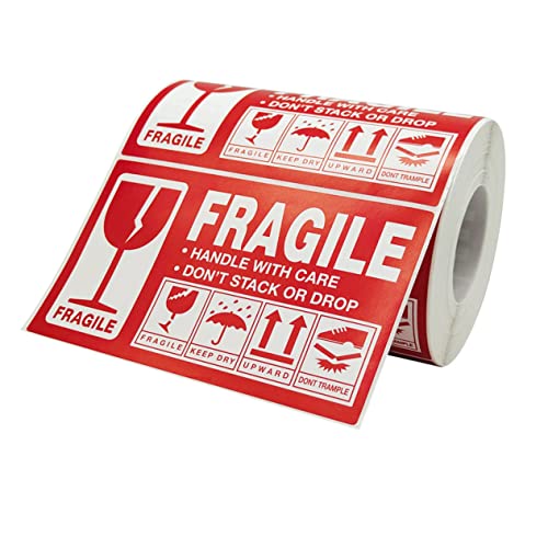 jojofuny Vorsicht Fragile Warnaufkleber für Versand Selbstklebende Etiketten für Sichere Handhabung und Transport Professionelle Aufkleber Vorsicht Zerbrechlich Einfach Anzuwenden und jojofuny Vorsicht Fragile Warnaufkleber für Versand Selbstklebende Etiketten für Sichere Handhabung und Transport Professionelle Aufkleber Vorsicht Zerbrechlich Einfach Anzuwenden und von jojofuny
