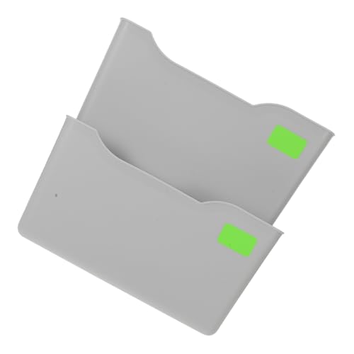 jojofuny Wandhänger für Dokumente Multifunktionaler Wand Organizer Platzsparender Mehrschichtiger Aktenhalter für Büro und Zuhause Grauer Wandmagazinhalter mit Schraubenmontage von jojofuny