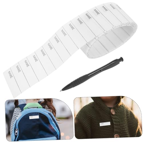 jojofuny Waschbare Stoffnamensetiketten für Teiliges Selbstklebend Einfach Beschriftbar Personalisierte Textilaufkleber für Kleidung Schuluniformen Kindergarten und Rucksäcke jojofuny Waschbare Stoffnamensetiketten für Teiliges Selbstklebend Einfach Beschriftbar Personalisierte Textilaufkleber für Kleidung Schuluniformen Kindergarten und Rucksäcke von jojofuny