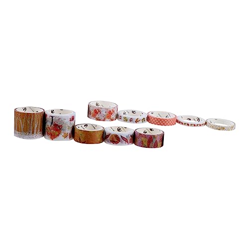jojofuny Washi Tape Mit Schönen Mustern Dekorative Klebebänder Für Scrapbooking Und Journaling Vielseitig Einsetzbare Schreibwarenaufkleber Für Bastelprojekte jojofuny Washi Tape Mit Schönen Mustern Dekorative Klebebänder Für Scrapbooking Und Journaling Vielseitig Einsetzbare Schreibwarenaufkleber Für Bastelprojekte von jojofuny