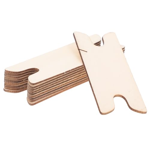 jojofuny Webschiffchen 10 StüCk Beige Holz Multifunktionale Webwerkzeuge FüR Handarbeiten Und Diy Projekte Ideal FüR AnfäNger Und Profis Kompakt Und Tragbar von jojofuny