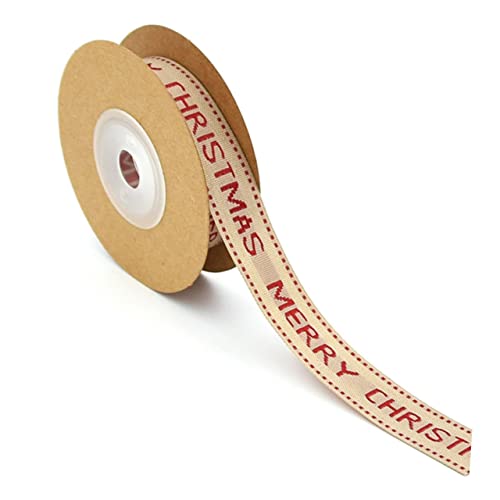 jojofuny Weihnachtsband Baumwolle Und Leinen Festliches DIY Geschenkband Für Weihnachtsdekoration Und Geschenkverpackung Frohe Weihnachten Design jojofuny Weihnachtsband Baumwolle Und Leinen Festliches DIY Geschenkband Für Weihnachtsdekoration Und Geschenkverpackung Frohe Weihnachten Design von jojofuny