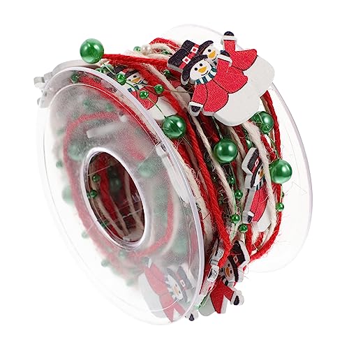 jojofuny Weihnachtsdeko Mann Stil Geschenkband Bunte Christbaumdekoration für DIY und Feste für Ihr Weihnachten von jojofuny