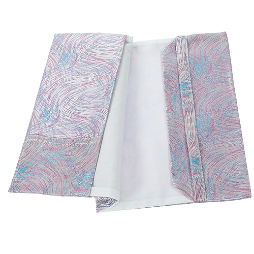 jojofuny Wiederverwendbare Buchhülle Strapazierfähiger Buchschutz aus Stoff Anpassbare Buchhülle mit Dekorativem Design für Hardcover und Taschenbuch Waschbar und Langlebig von jojofuny