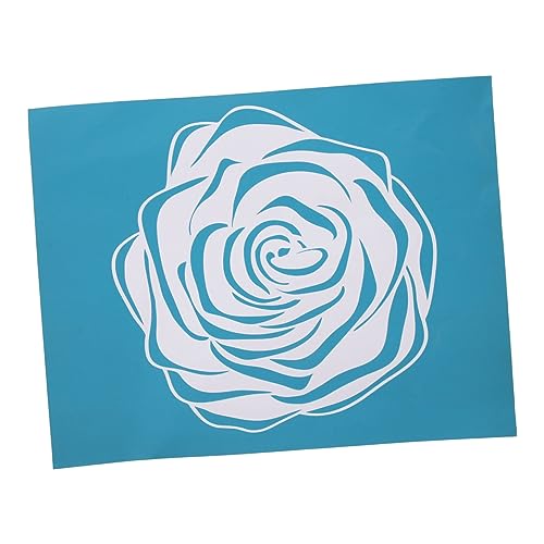 jojofuny Wiederverwendbare Diy Siebdruckschablonen Flexiblem und Langlebigem Material Waschbare Mesh Transfer Schablonen für Kreative T Shirt und Heimtextildesigns von jojofuny