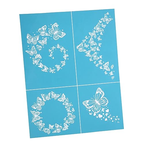 jojofuny Wiederverwendbare Seidenbildschirm Schablonen für DIY Projekte Waschbar und Selbstklebend mit Schmetterlingsmotiv für Kreative Bastelarbeiten und Kinderhandwerk jojofuny Wiederverwendbare Seidenbildschirm Schablonen für DIY Projekte Waschbar und Selbstklebend mit Schmetterlingsmotiv für Kreative Bastelarbeiten und Kinderhandwerk von jojofuny