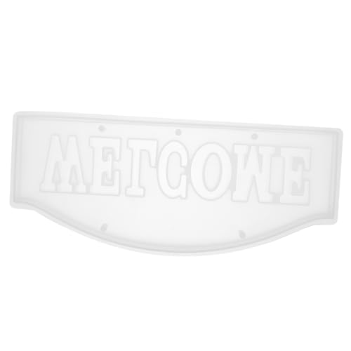 jojofuny Willkommen Silikonform für Epoxidharz Welcome Schild Gestaltungsform Wiederverwendbare Bastelform für DIY Kunstwerke und Dekoration für Anfänger von jojofuny